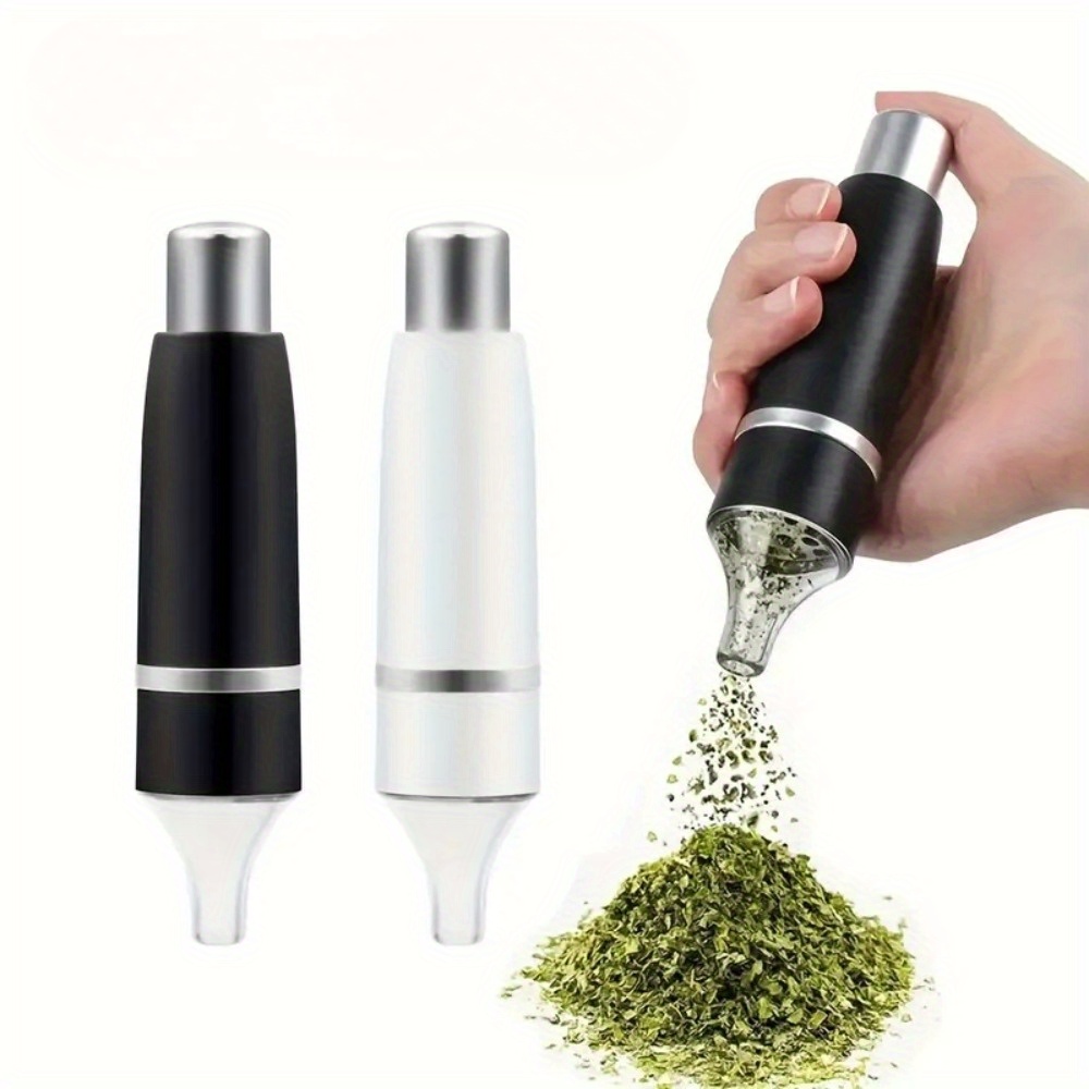 

1pc Portable 3-part Mini Push-type Grinder - -hand Spice Crusher, Grinding, & Clean, Abs Material, Uncharged, Ideal For Travel & Home Use, Perfect Christmas Gift