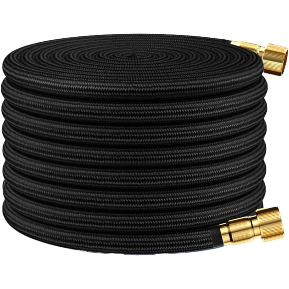 15m Retractable Garden Hose Kink Free Leak Proof Tpe Material High Pressure For Outdoor Car Wash Garden Watering Patio Cleaning