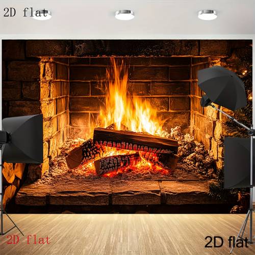 a realistic glowing fireplace featuring flickering flames home decoration halloween parties and as a backdrop for photo shoots this modern mantel design a is safe and easy to