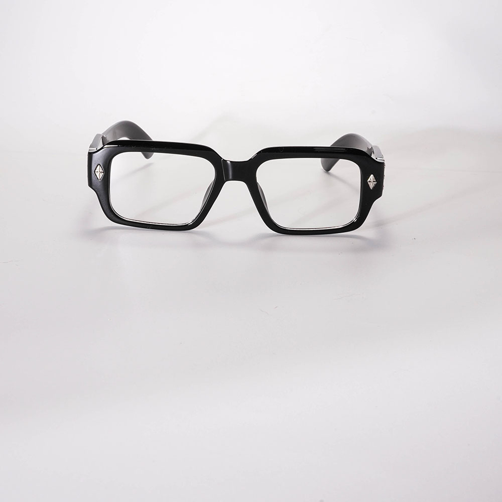 Unisex Premium Western Classic Square Retro Large Face Glasses