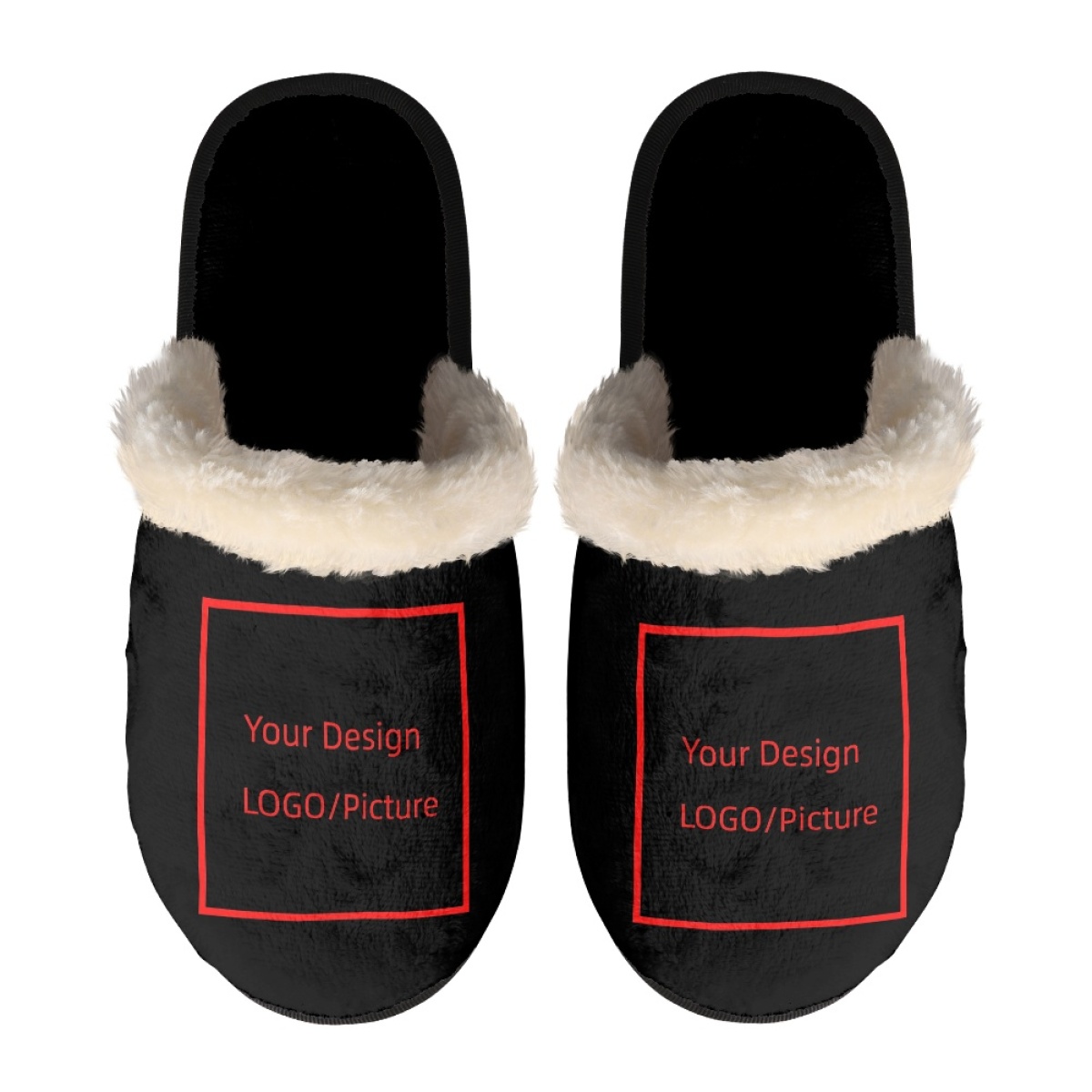 TEMU Easy Photos Diy Slippers Men Women Winter Indoor Shoes Couple Warm Slippers Ideal Gift For Christmas Birthdays