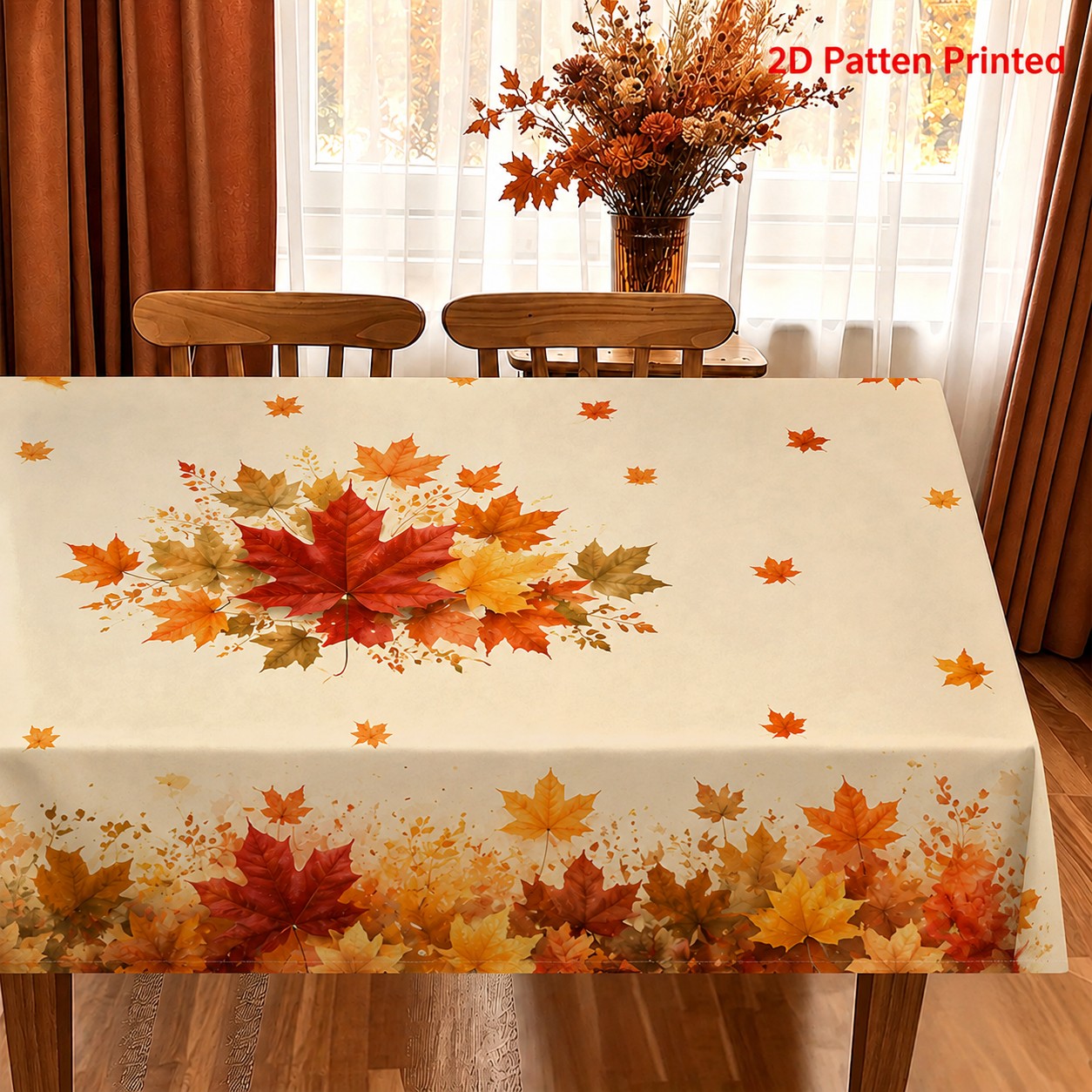 fall cloth tablecloths sold on Temu United States
