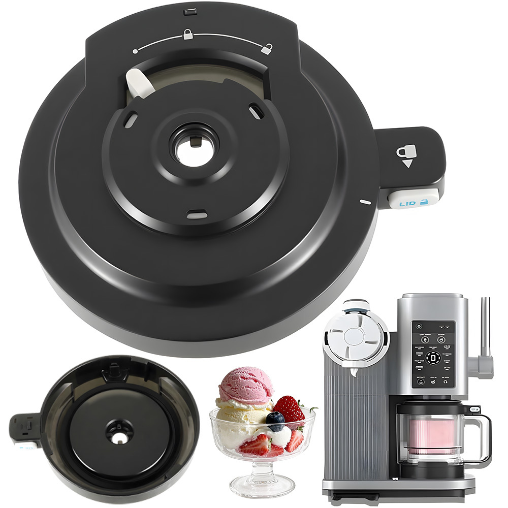 Cream Maker Outer Bowl Lid, Ice Cream Machine Replacement Parts, Replacement Part , Kitchen Accessory, Does Not Come Into Direct Contact With Food