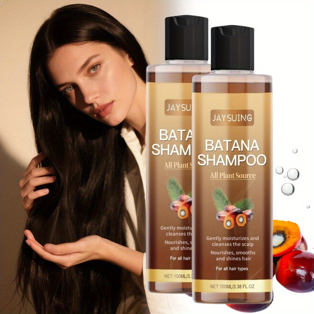 TEMU 3.4ozbatana Shampoo Contains Tocopherols, Citrus Extracts For Frizzy, Dry And Damaged Hair, Gently Cleanses, And Moisturizes Haircleanses,