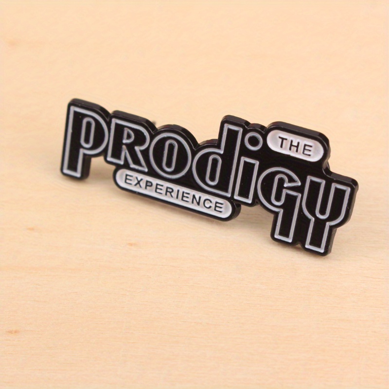 Trendy Brand - Vibe Alloy Enamel Pin - "the Experience" In Sleek Black - White - Perfect For Fans Of The And Street - Aesthetics