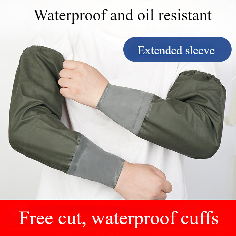 

Pvc Arm Sleeves For Fishing - Waterproof, Acid & Resistant, Thickened & Extended For Protection