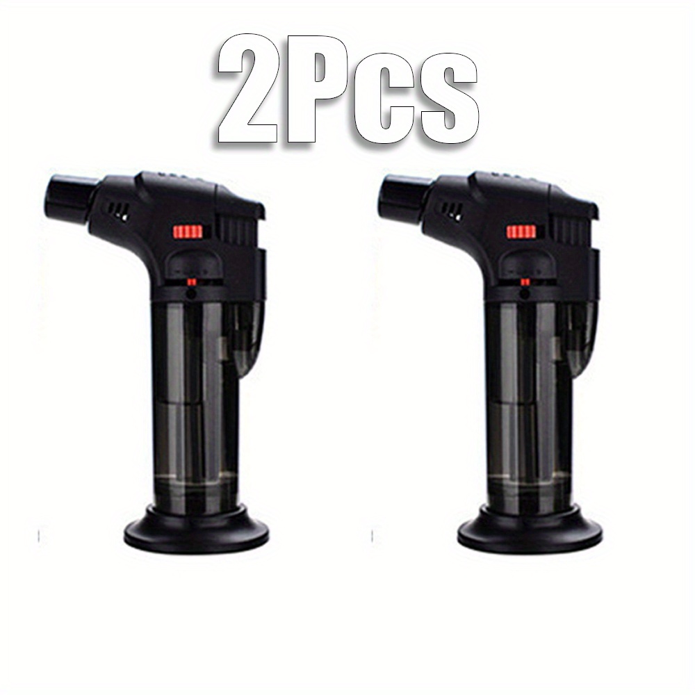 TEMU (butane Not Included)2/4pcs , Butane Refillable Lighter, Single Flame Windproof , Multi-functional Mini Gas Lighter, Suitable For Candles,