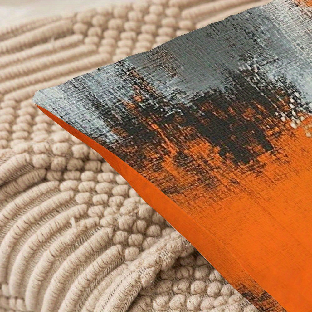 fundas decorativas cojines naranja quemado cubierta cojín Temu
