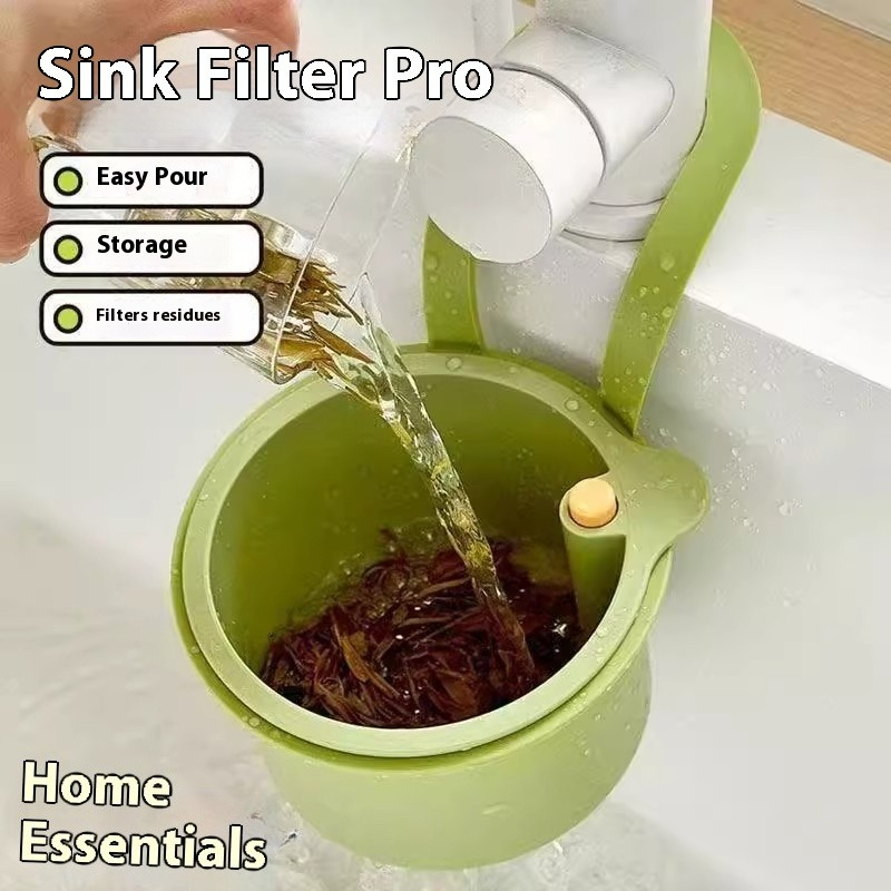 1 press type hands free draining basket food residue filter basket sink mountable accessory kitchen garbage disposal faucet draining basket detachable draining basket kitchen storage sponge and dishcloth drainer soap draining basket