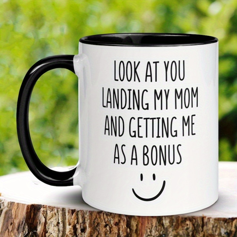 TEMU 1pc, Dad Mug, Mug For Step Dad, You , Fathers Day Gift, Funny Coffee Cup, Gift For Step Father, Gifts For Dad, Fun Thanksgiving/ Halloween/ Christmas Gifts