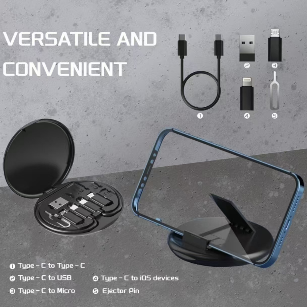 USB-C to iOS Device Adapter Kit, A and C Type to Public Micro/Type C Converter for Data Transfer, Card Storage, Pop-Up Ejector Pin, Phone Stand, Daily Small Gift, Holiday Present, Usb C To Ios Device Adapter Kit, A And C Type To Public Micro/ Type C 10 USB-C to iOS Device Adapter Kit, A and C Type to Public Micro/Type C Converter for Data Transfer, Card Storage, Pop-Up Ejector Pin, Phone Stand, Daily Small Gift, Holiday Present, Usb C To Ios Device Adapter Kit, A And C Type To Public Micro/ Type C - Image 10