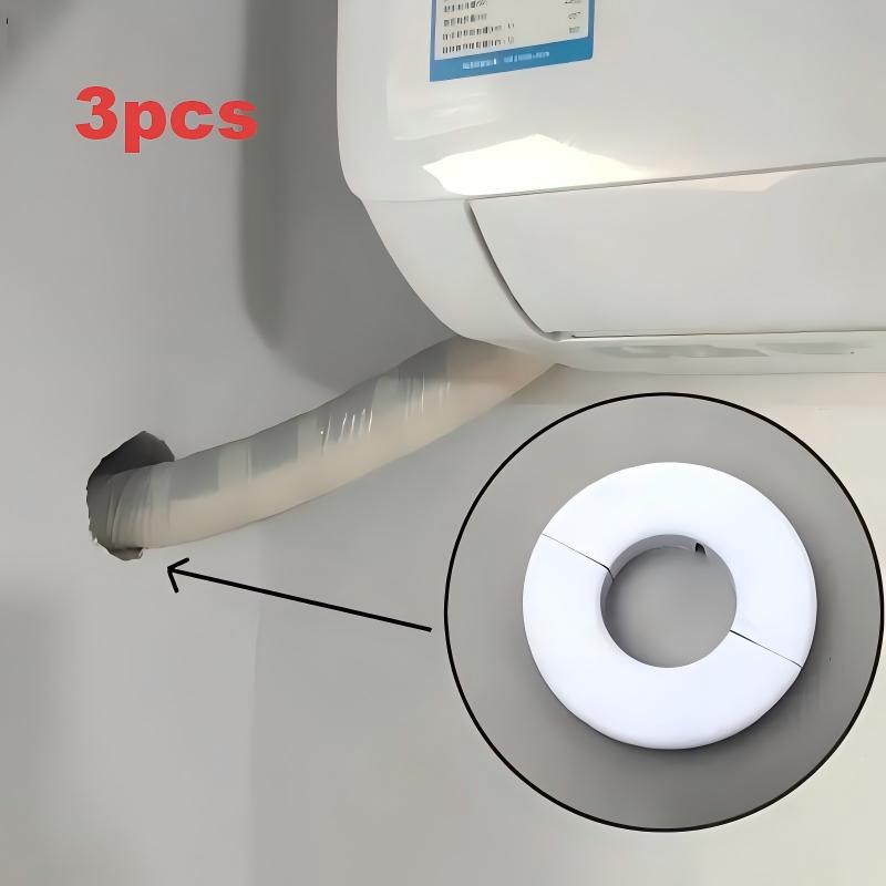 TEMU 3 pezzi Copertura in PVC per condotti di , tappo decorativo per aperture a parete, cappuccio di ventilazione rimovibile e , per uso