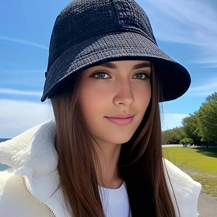 womens summer foldable sun hat wide brimmed beach hat vacation hat