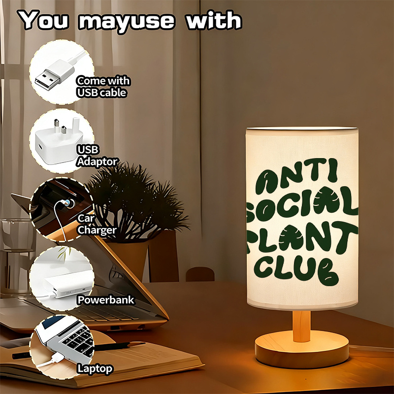 a modern usb powered linen table lamp with creative patterns   bedside decoration and for   an ambiance   room and bedroom it   an   gift for   7