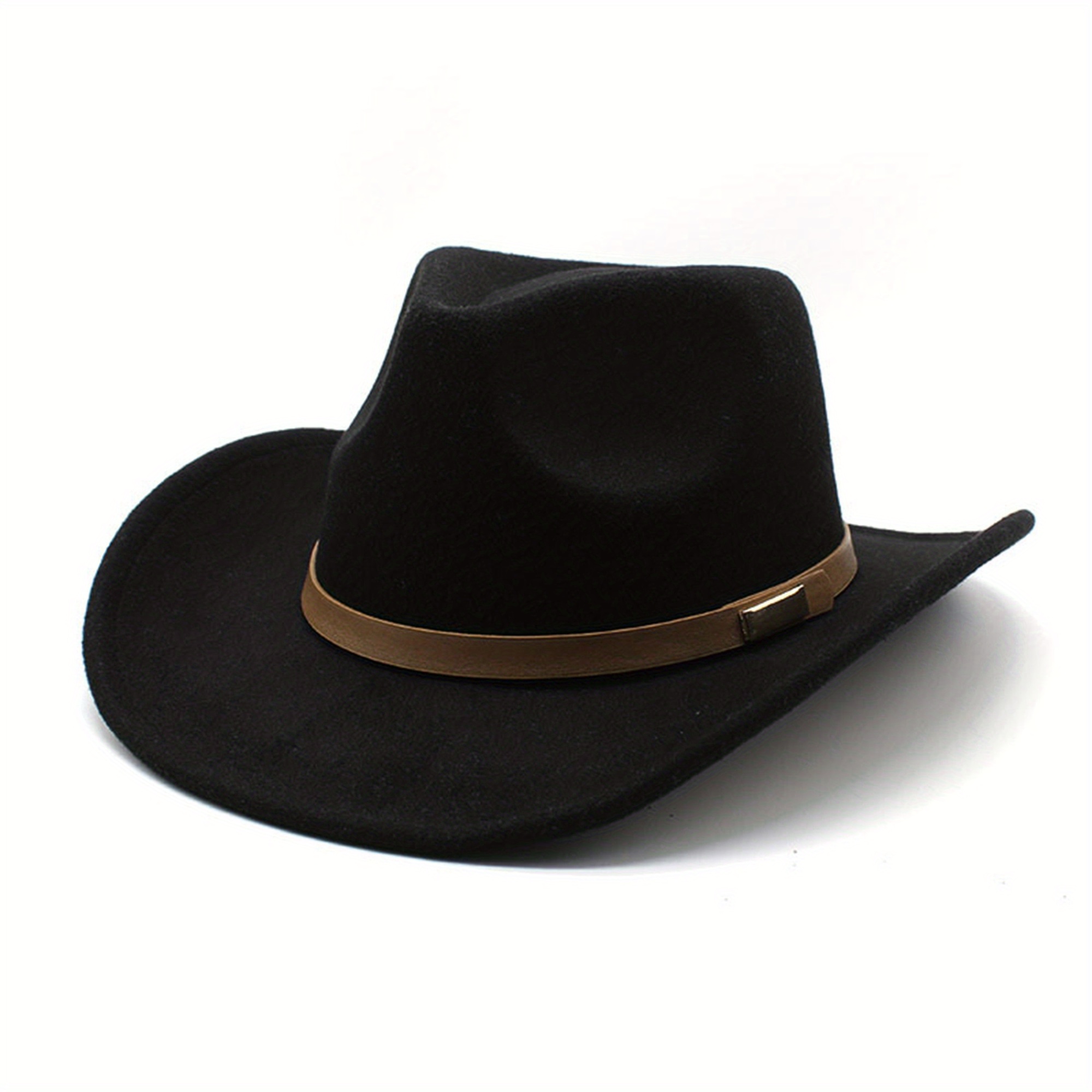 wide brim fedora hat vintage hat band jazz hats western - Temu