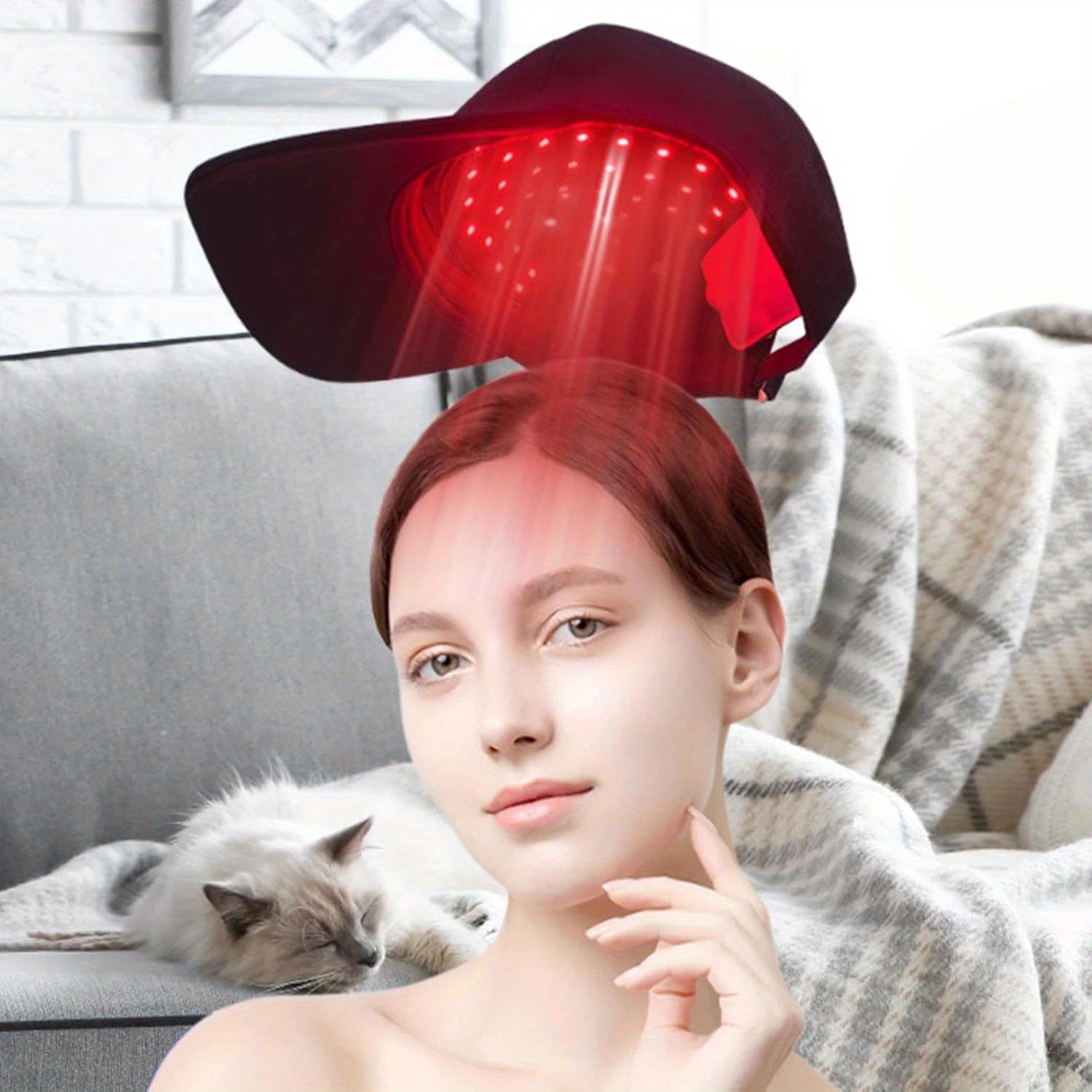 KTS FDA Cleared Red Light Therapy Cap for Hair Regrowth and Hair Loss Treatment with Scalp Care for Men and Women