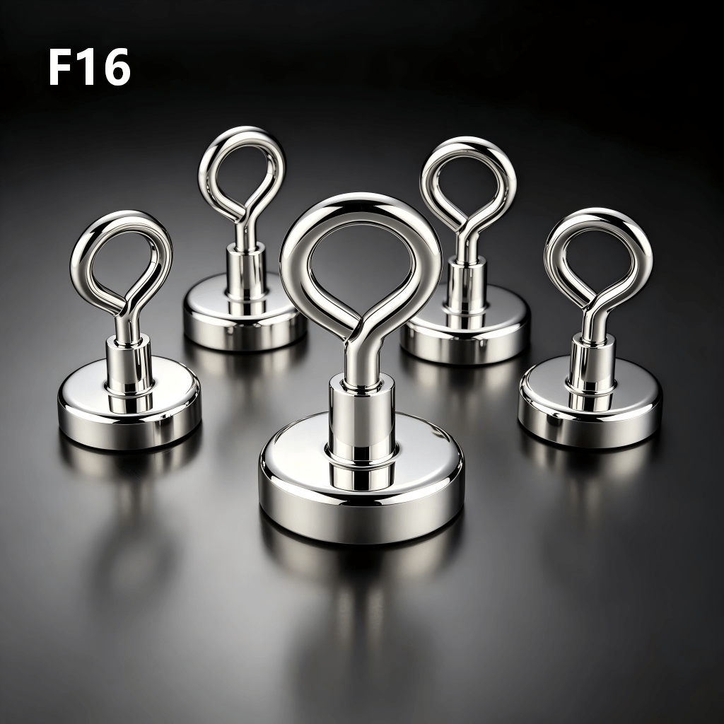 TEMU Gancio magnetico per impieghi gravosi, gancio magnetico in metallo antiruggine ruotabile gradi, ganci magnetici antigraffio senza foratura per