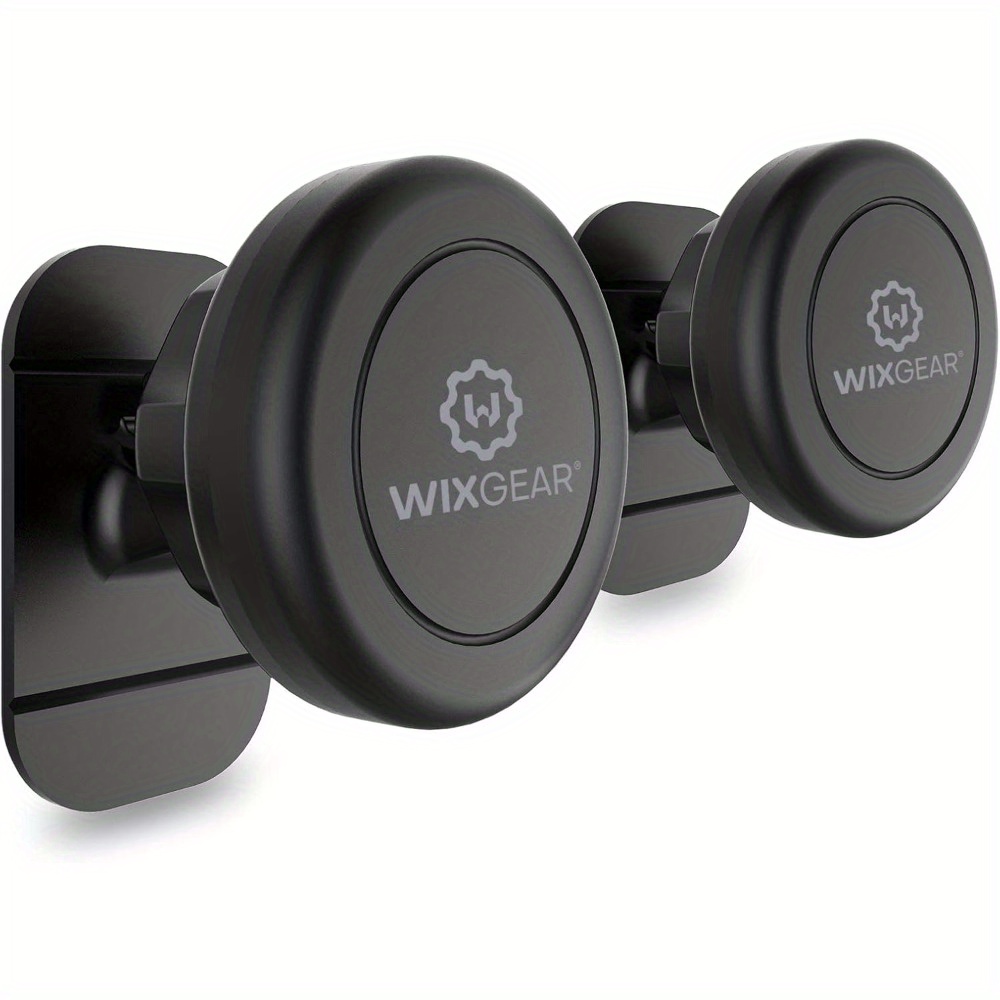 car mount 2 pack universal stick on dashboard magnetic phone holder for car strong magnet mount for cell phones Product details 0