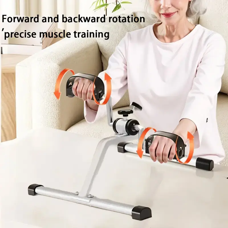 1pc adjustable mechanical under desk bike pedal exerciser foldable manual training equipment with non slip pads tension adjustable knob fixed slope for home office seniors adults no battery needed christmas gift senior exercise equipment compact exercise equipment sturdy construction muscle recovery tool spacesaving fitness gear materials fitness enthusiasts Product details 4
