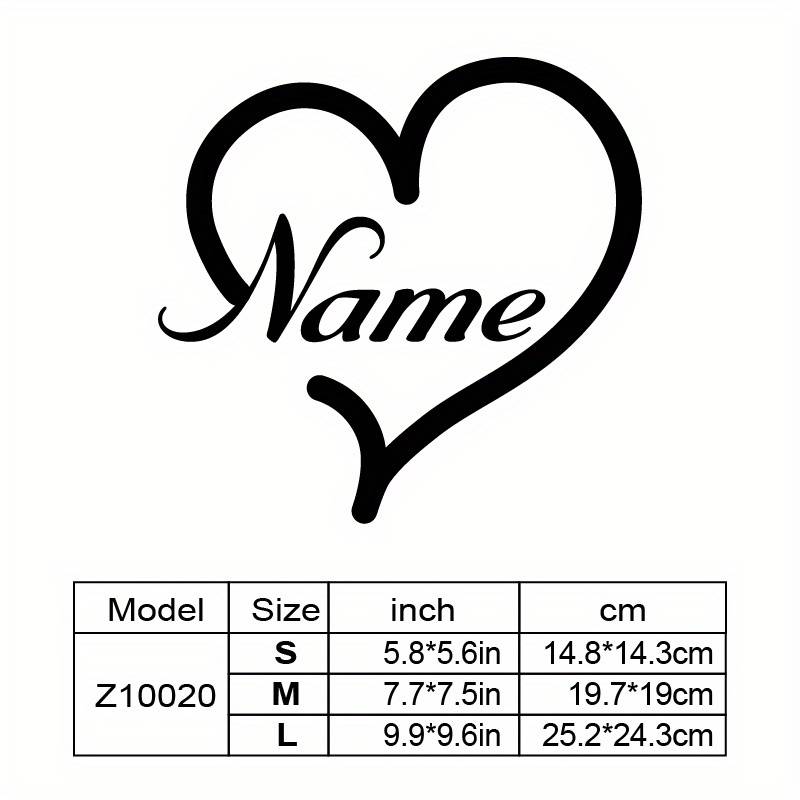 Custom Vinyl Lettering Decal – Any Text/Name – Personalized – Oracal – Multiple Colors/Sizes