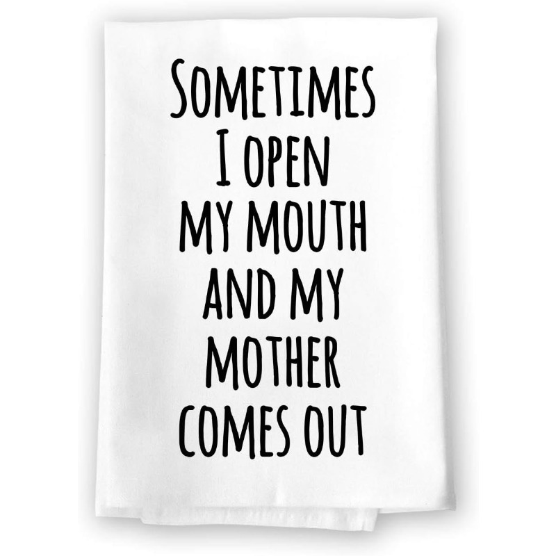 TEMU 1pc 18×26 Inch Versatile Cleaning Cloth Gifts, Occasionally And , , Humorous Kitchen Hand Dish Towels, Presents For Women