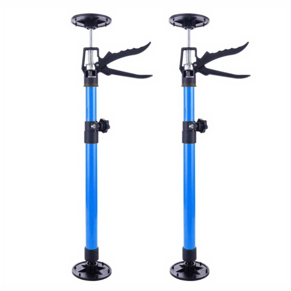 2pcs Telescopic Support Rod Cabinet Jack Support Pole With 100kg Capacity, Blue