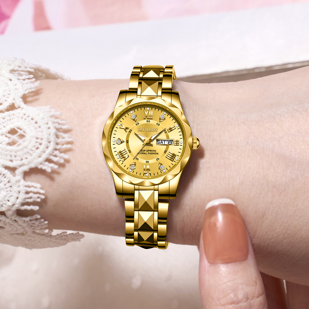 Trendy Elegant Quartz Wristwatch, Stylish Accessory