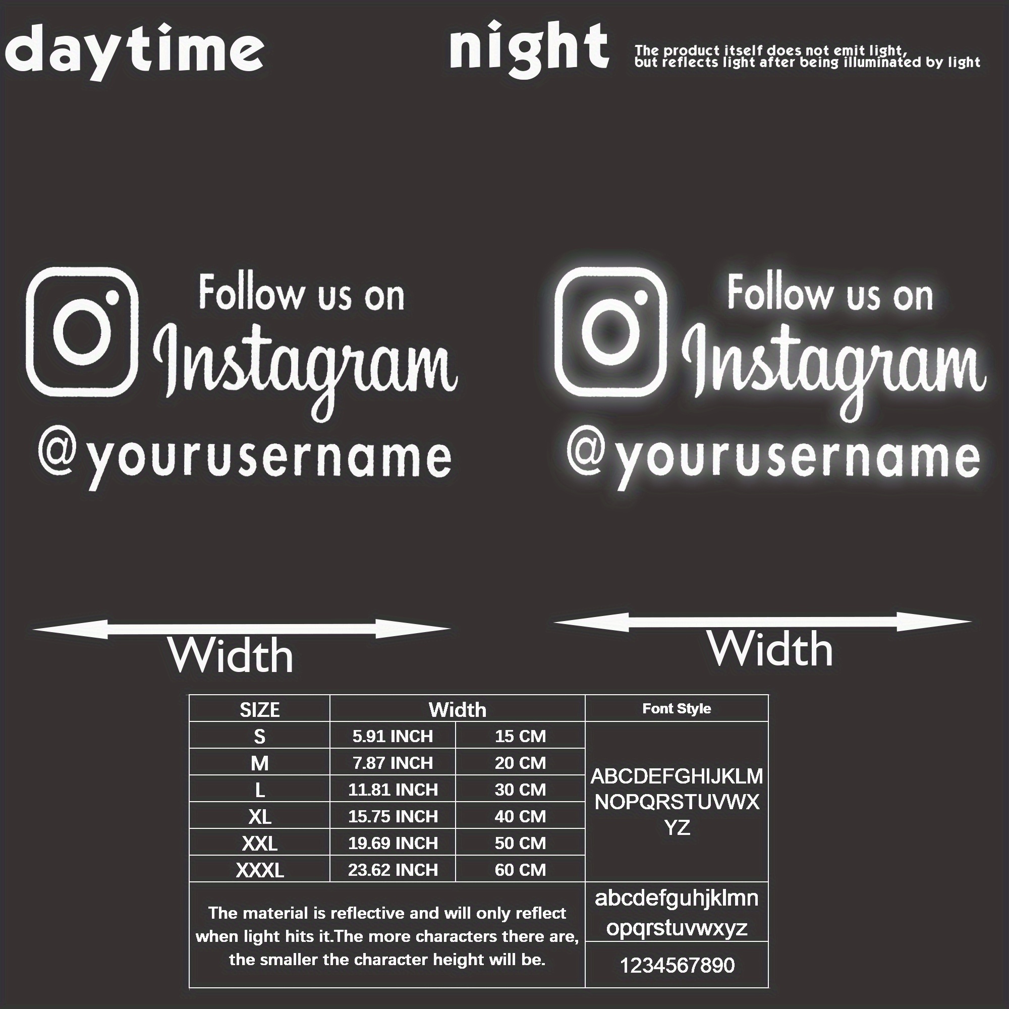 Custom Make Car Stickers Us Instagram Bumper Decals Owner Vinyl Labels