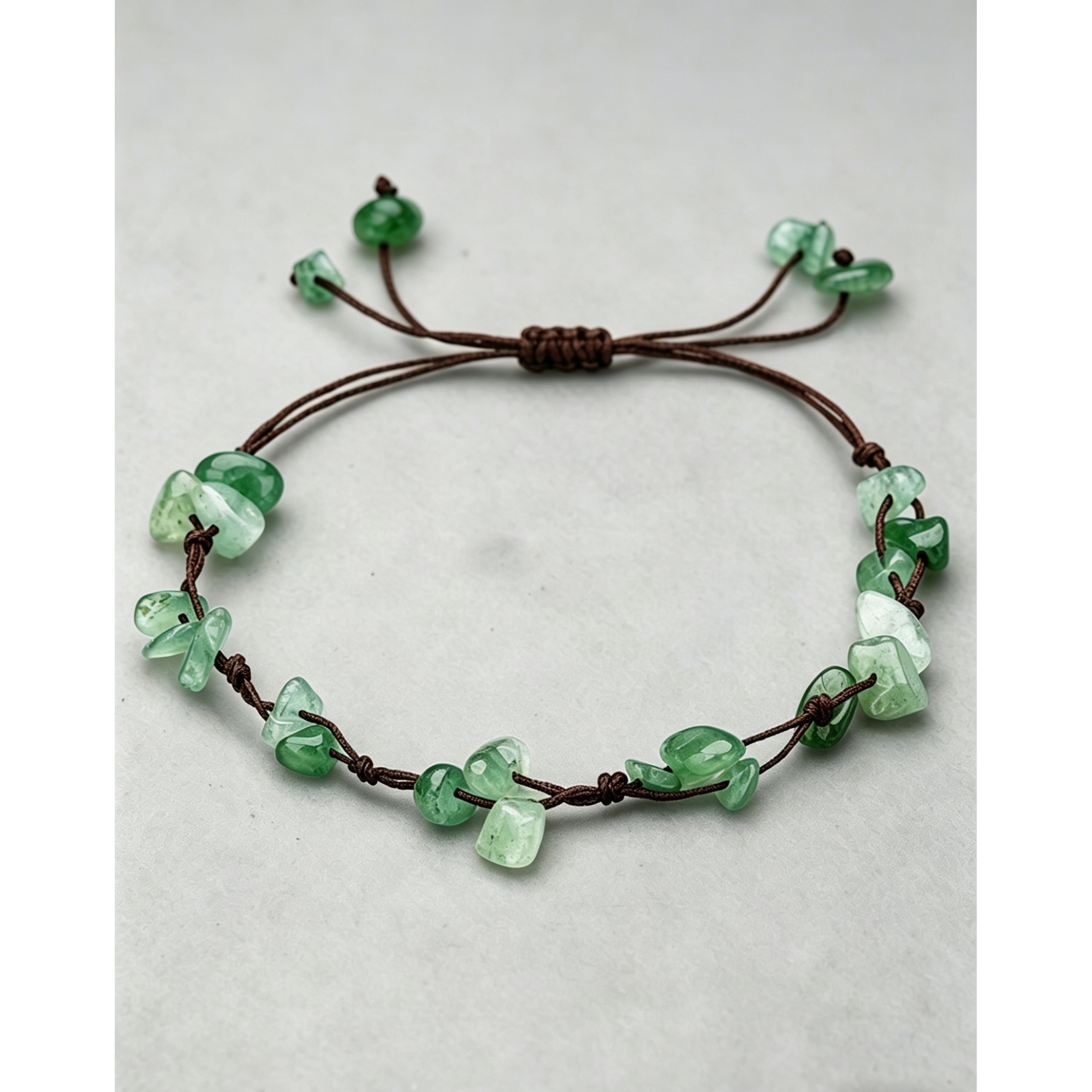 TEMU Bohemian New Beaded Stone Bracelet Crystal Crushed Stone Obsidian Women's Jewelry