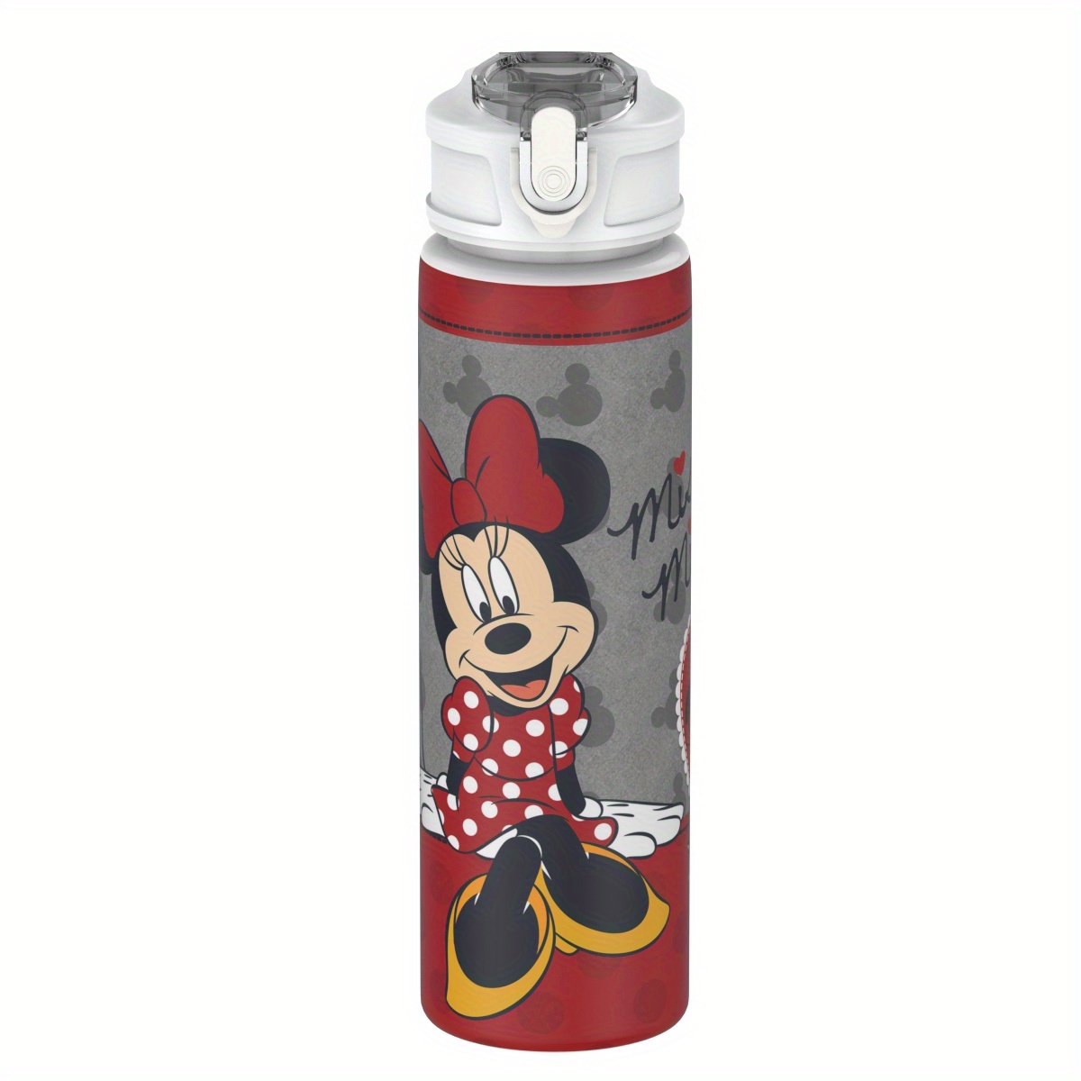 TEMU 1 Plastic Water Bottle, Cute Print Design Plastic Sports Water Bottle, , Reusable 25oz 750ml Plastic Water Cup, Lightweight Leakproof Travel