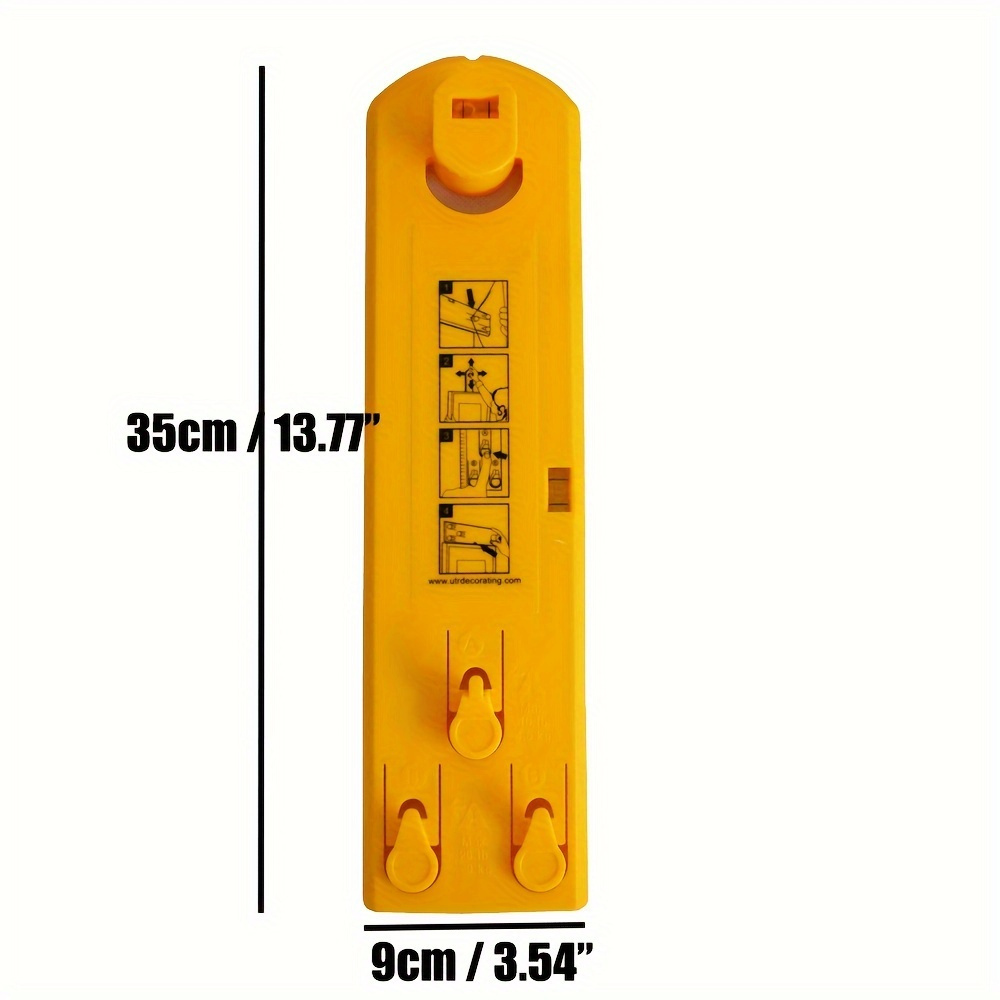 TEMU 1pc Multifunctional - Ruler Frame Hanger Kit For , For Mirrors, Clocks, Wall Coverings, Adjustable Ruler And For Accurate Hanging