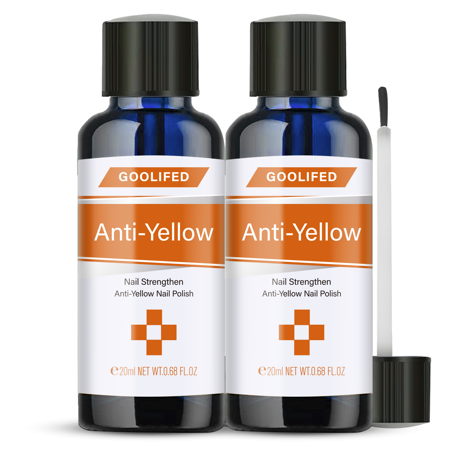 Image of 2pcs Anti-yellow Nail Strengthening Liquid, Nail Liquid, And Moisturizes Nails And Cuticles, Nails Smooth And Shiny, Gentle And, Care Toes Nail And Fingers, For Men And Women Daily Nail Care