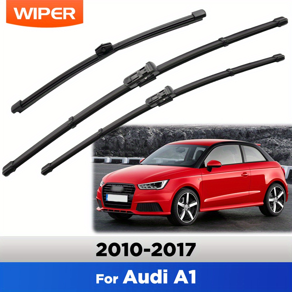 TEMU Wiper Lhd Front & Rear Wiper Blades Set For A1 2010 - 2017 Windshield Windscreen Window Brushes 24"+16"+13"