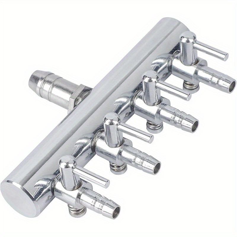 TEMU Válvula de controle de de ar para aquário, válvula de ar bidirecional para aquário, adequada para distribuidor de de ar de bomba de ar de