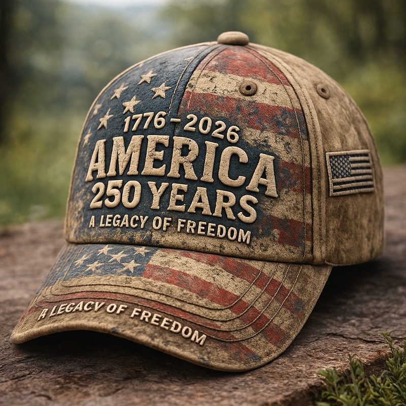 TEMU Patriotic 250th Anniversary Baseball For Women Men, Vintage Faded Flag Embroidered Low Profile Dad Hat, Adjustable Sun Hat For Music Festival, Travel, Picnic, July 4th Accessory