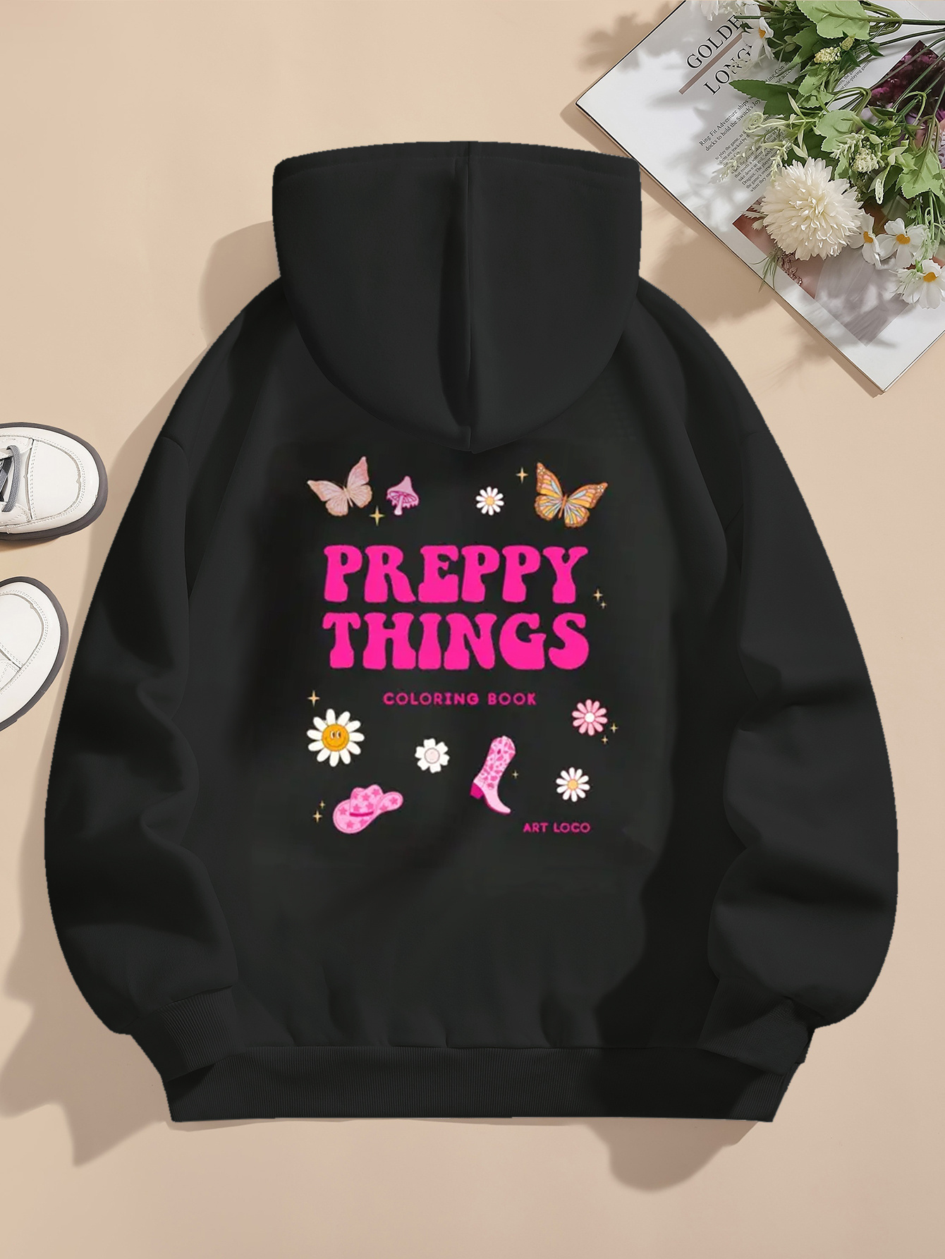 preppy hoodies sold on Temu Canada