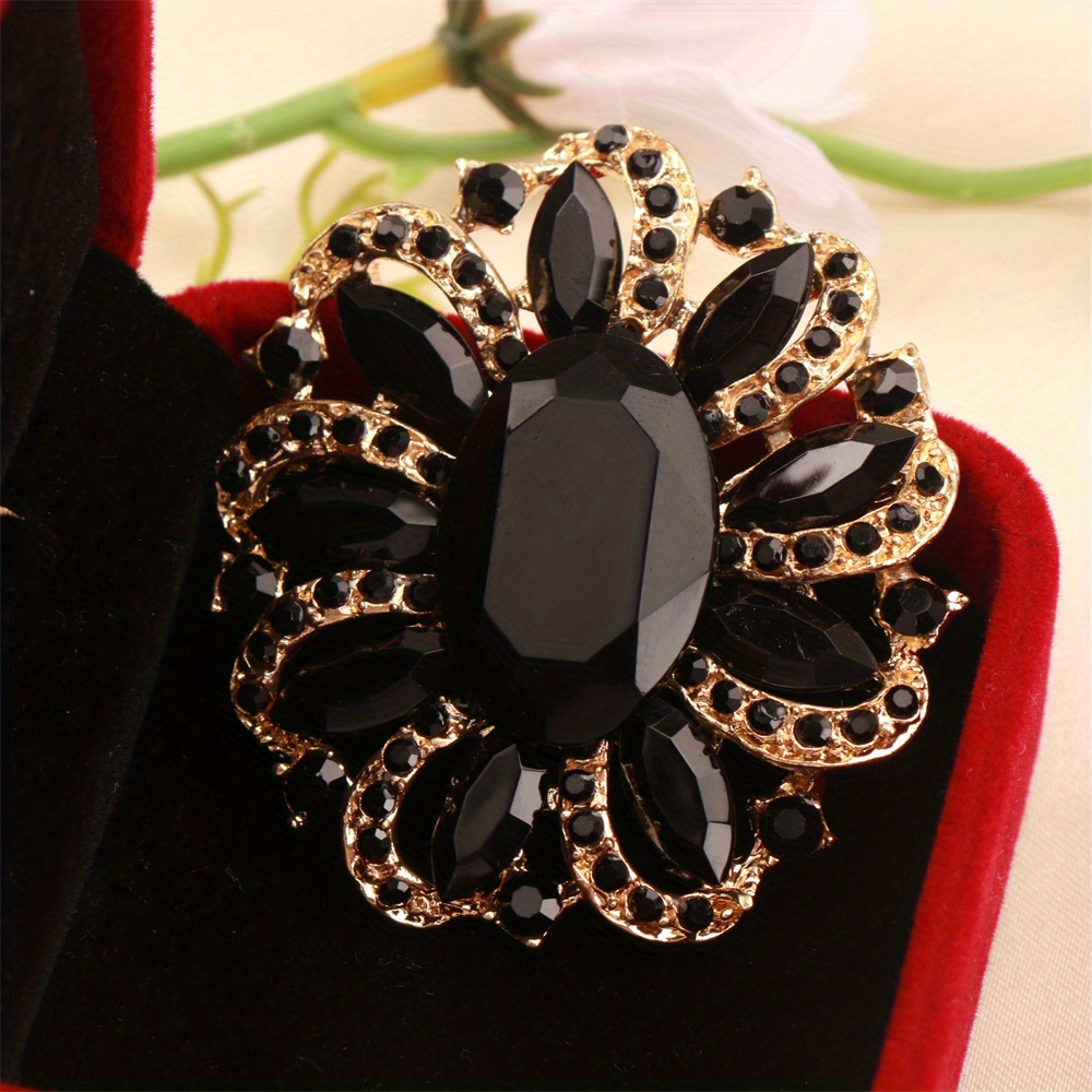TEMU Baroque Luxury Beautiful Openwork Men Women Brooch, Jewelry Additions, Wedding Holiday Party Couple Surprise Gift