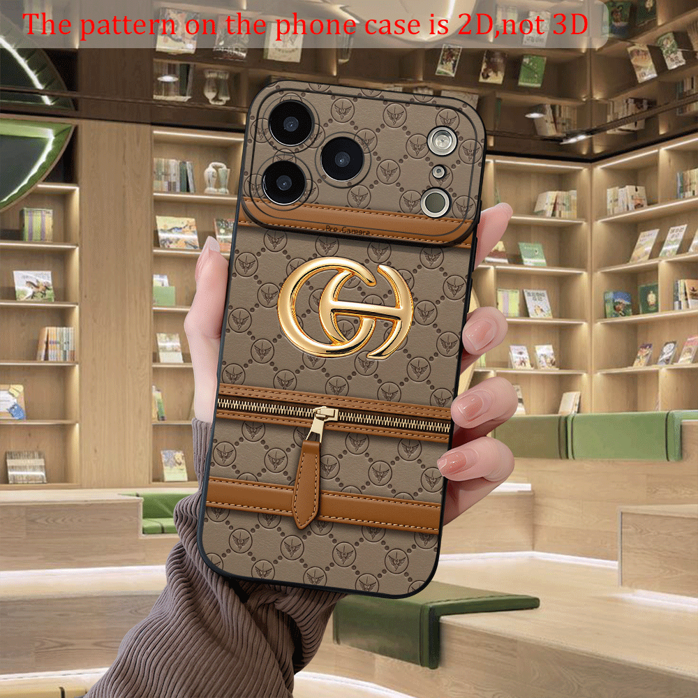 TEMU Phone Case - 2d Flat Phone Case: Fashion Monogram Patterns, For Iphone 17/16/15/14/13/12/11/pro/pro Max/plus, Made Of Tpu Material, Suitable For