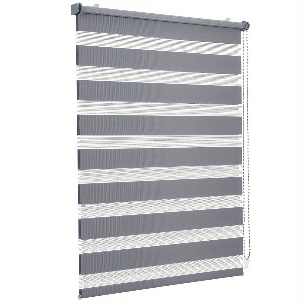 Sekey Double Roller Blind, Height-adjustable With Translucent & Blackout, For Windows 45-90cm, White/ White.