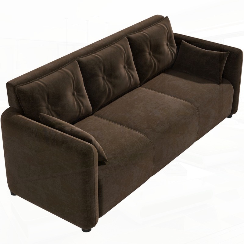 Versatile Three-Seater Sofa Perfect for Living Room Bedroom Office or Apartment Decor