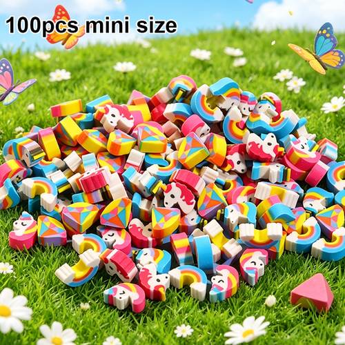 item picture 100pcs unicorn ow size small e sers mini 0 47 inches assorted ndom styles perfect as classroom gifts rewards or party supplies back to christmas gifts
