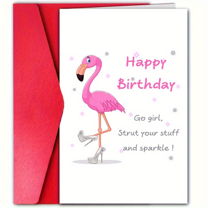 TEMU A Birthday Card With An Envelope (4.72 Inches By 7.09 Inches), Perfect For Family, , , Ideal For Birthday Celebrations, Made With High Quality