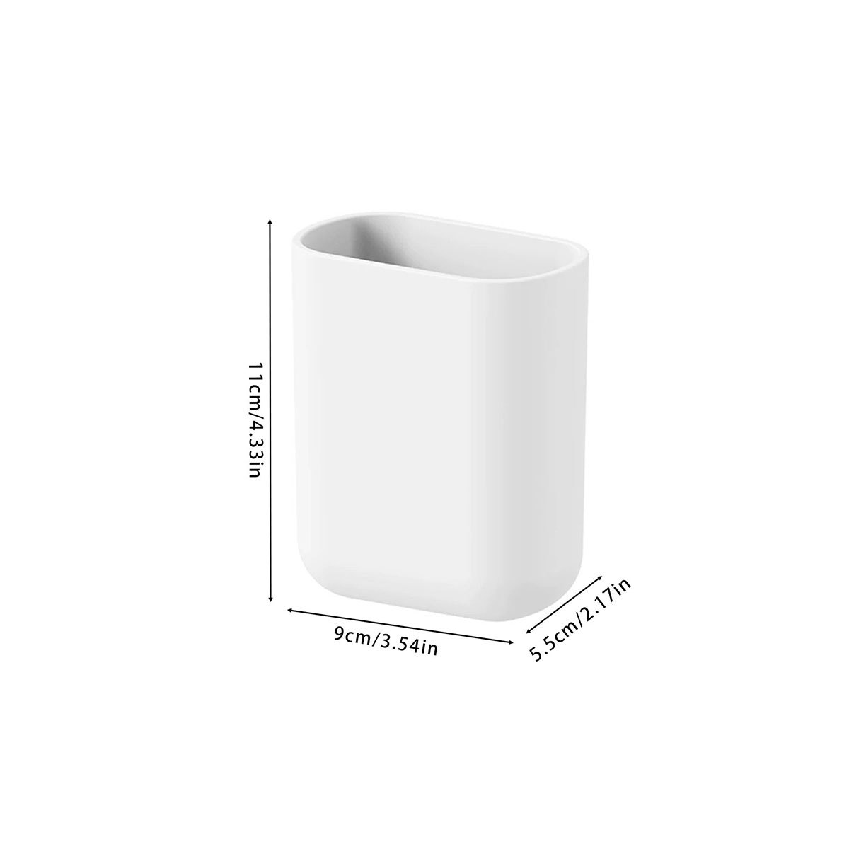 TEMU Wall Mounted Storage Organizer, Bathroom Toothbrush Toothpaste Holder, Hanging Drain Storage Box, Detachable And Washable, Space Saving