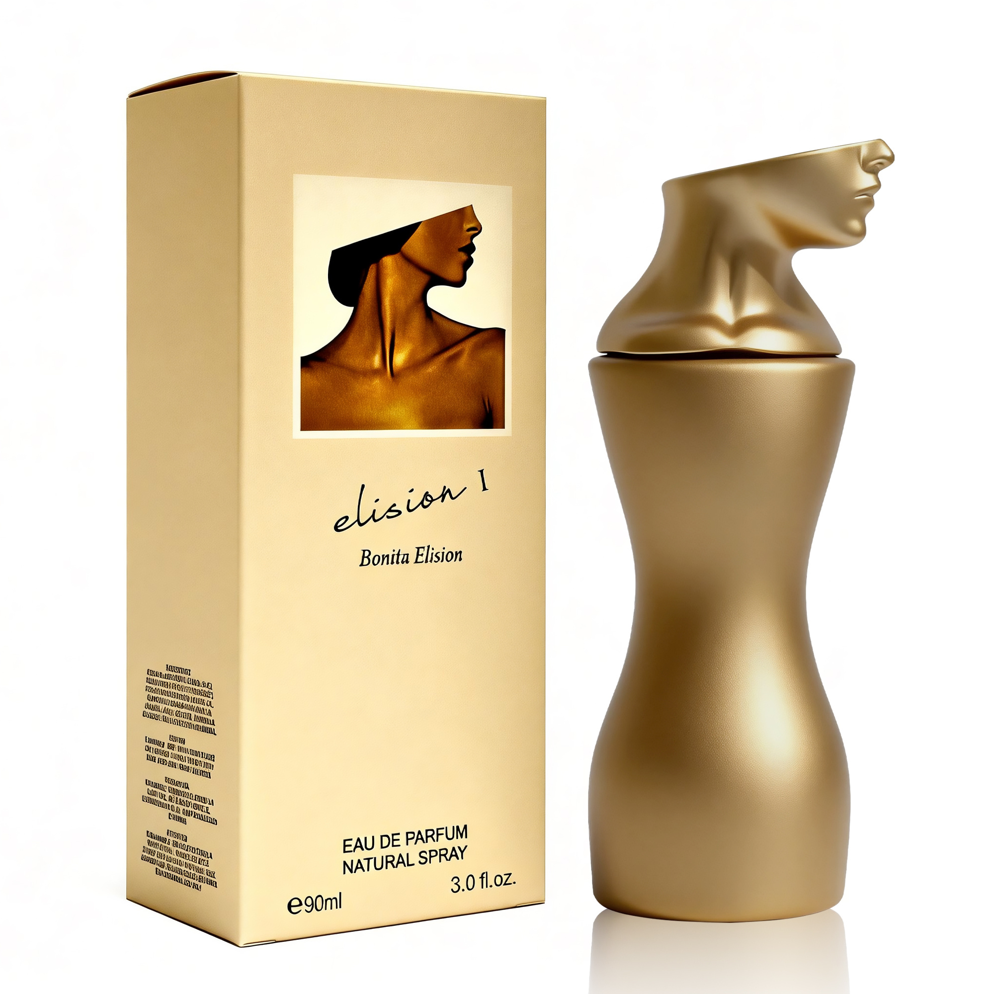 I Bonita Women' Eau De Parfum 90ml/3fl.oz - Vanilla & Sugar Perfume, Sweet Suitable For Daily Wear, Long-lasting Scent, Soft Fragrance For Skin, Cozy Comfortable Odor For & -the-