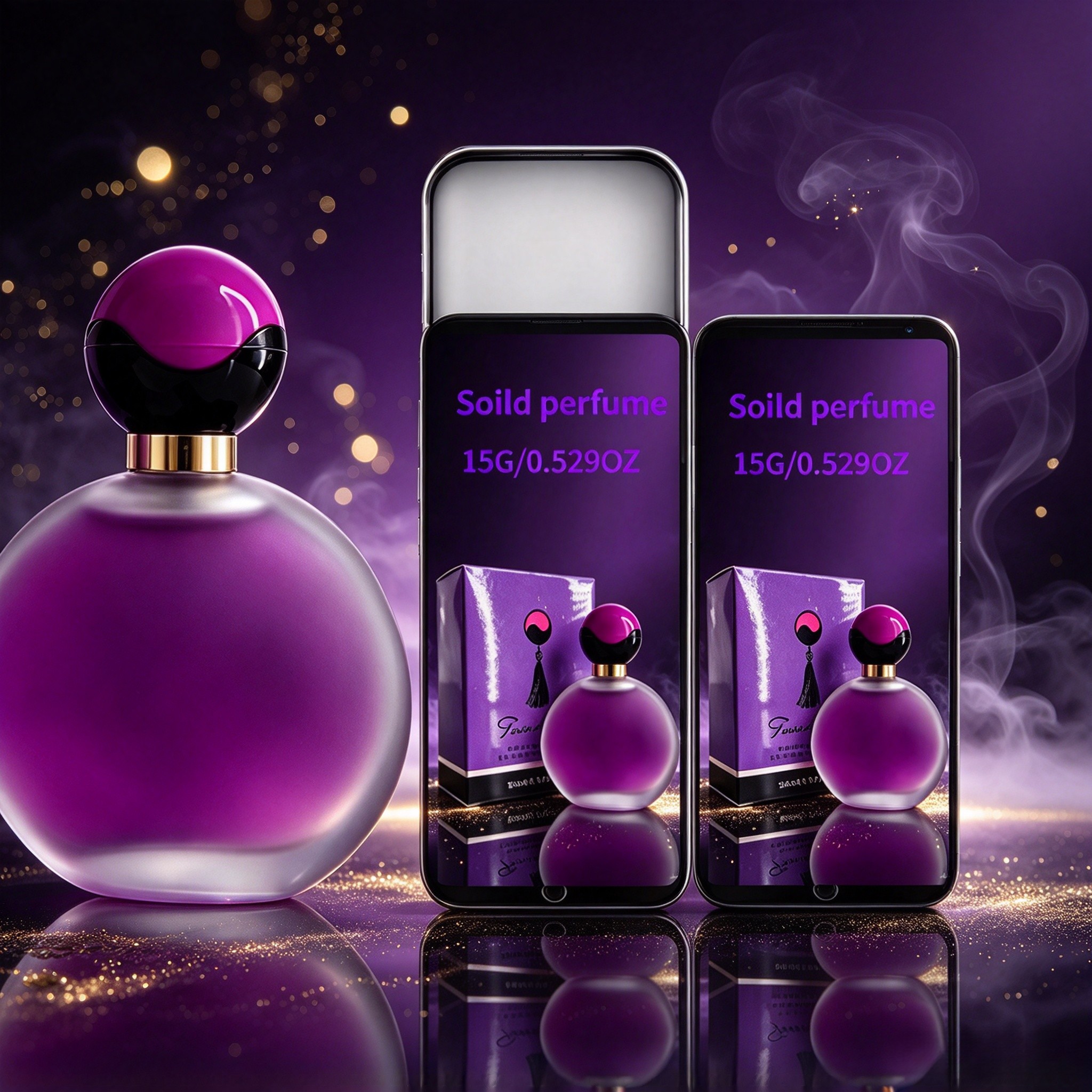 1pc Solid Perfume, Portable Long-Lasting Soft Floral Scent Solid Fragrance Balm, Romantic Gentle Aroma, Easy Application for Travel Dating Daily Work Party Occasions, Ideal Scent Gift for Women