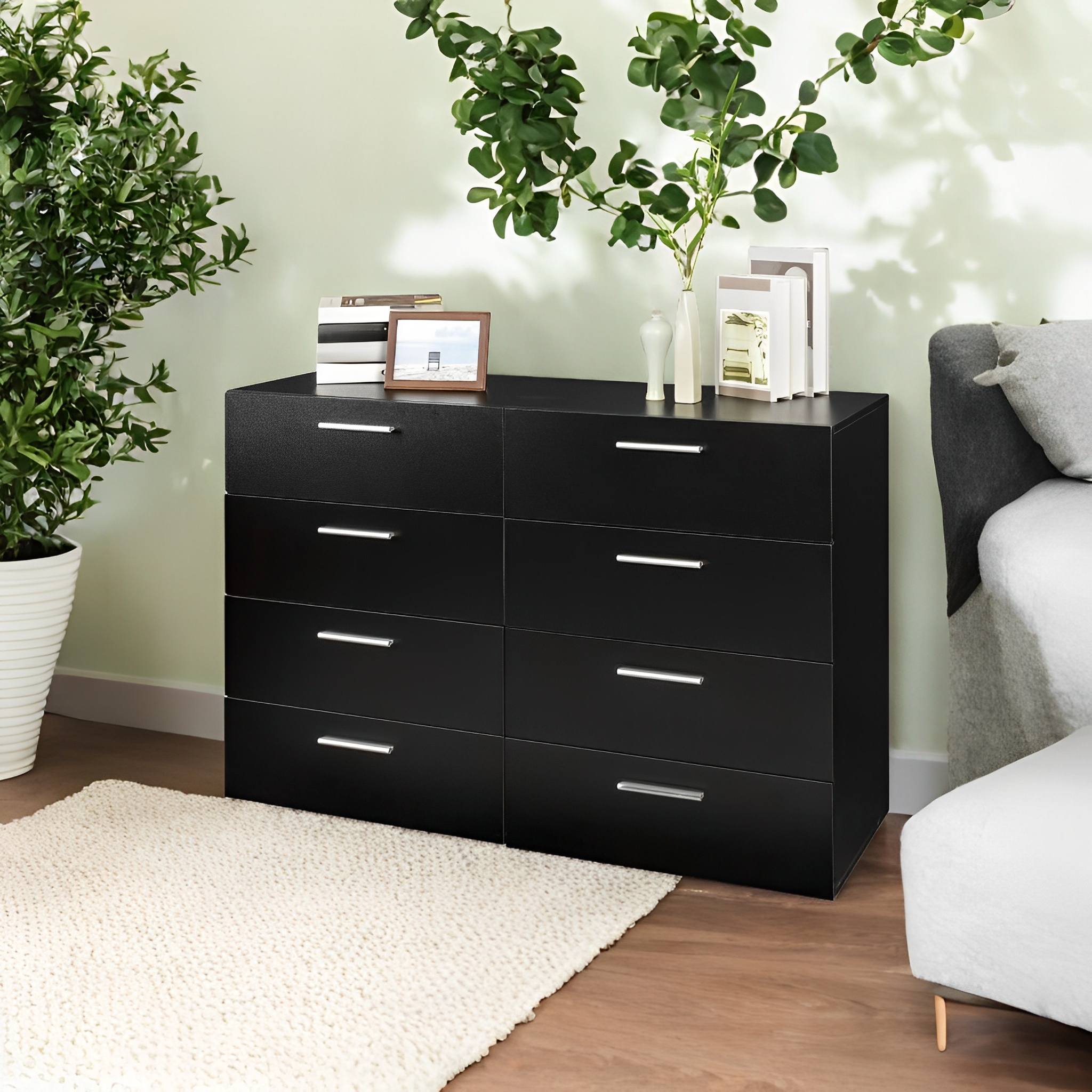 modern dresser 6 8 deep drawers storage chest