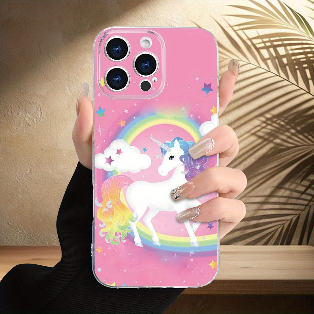 popular creative trendy rainbow unicorn phone case Temu Pakistan