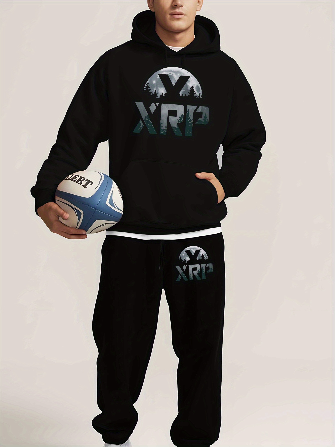 남성용 xrp 암호화폐 후드티와 조거 팬츠 세트 트렌디한 회색 긴팔 후드 스웨트셔츠 비트코인 이더리움 프린트 - Temu  Republic of Korea