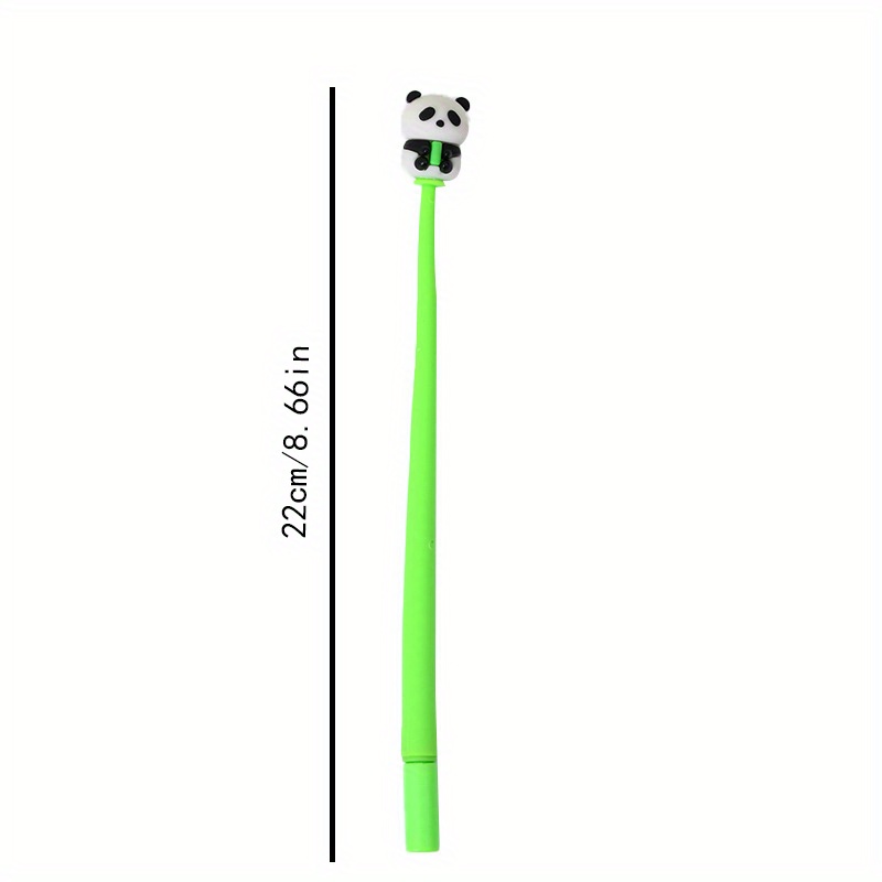 back to   48pcs 0 5mm soft rubber panda shaking neutral pen cute shape swing pen prize pen gift pen stationery Product details 1