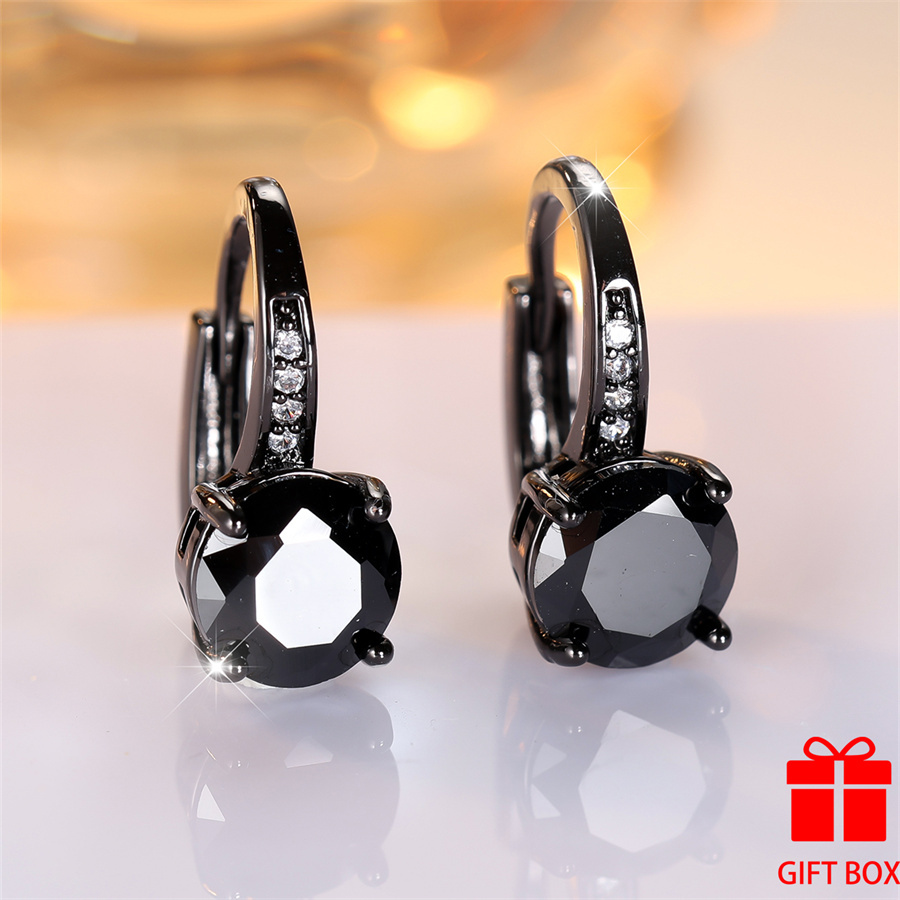 TEMU Elegant Princess Square Purple Synthetic Synthetic Zirconia Black Ring For Christmas Valentine's Day Holiday Gift Daily Wear, Durable And Shiny Accessory